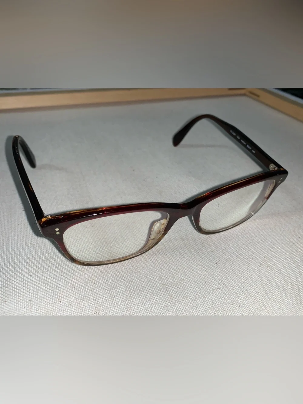 Authentic Oliver Peoples OV5224 1224 Ashton Red Tortoise 52-17-140 Glasses Frame